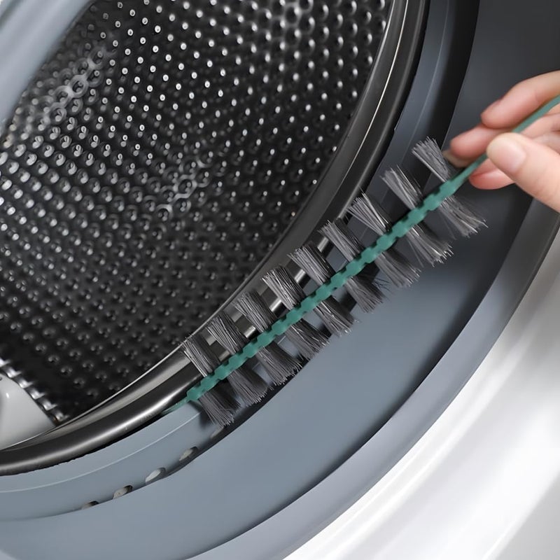 CORSTAE 3 Pack Washing Machine Cleaning Brush - Deep Cleaning Tool for Washing Machine Drums, 0.8 * 23.6in, Durable & Flexible 360° Nylon Bristles for Effective Corners - Image 2